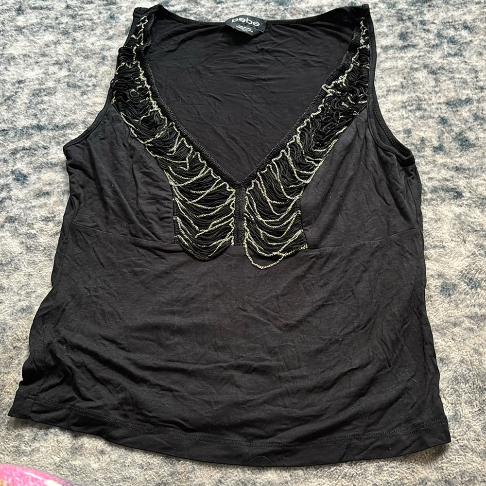 Bebe size xs black top #12
